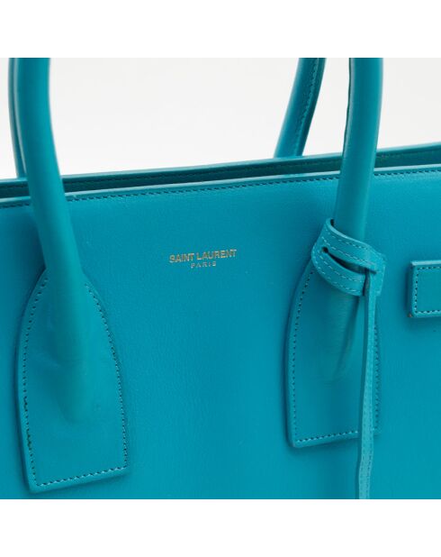 Le Sac de Jour Saint Laurent bleu- 25x31,5x14,5 cm -Très bon état