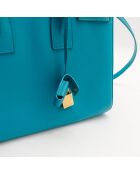 The Saint Laurent blaue Tagestasche - 25x31,5x14,5 cm - Sehr guter Zustand