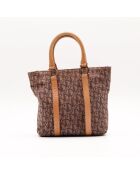 Die braune Dior Trotter Tragetasche - 25,9x24,1x7,6 cm - Guter Zustand