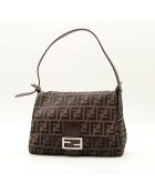 Le Zucca Mamma Baguette Fendi dunkelbraun - 27x19,5x12 cm - Sehr guter Zustand