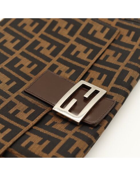 Le Zucca Mamma Baguette Fendi dunkelbraun - 27x19,5x12 cm - Sehr guter Zustand