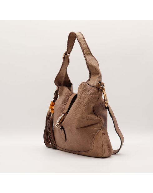 La nuova Jackie Gucci in pelle marrone - 29x35x5 cm - Ottime condizioni