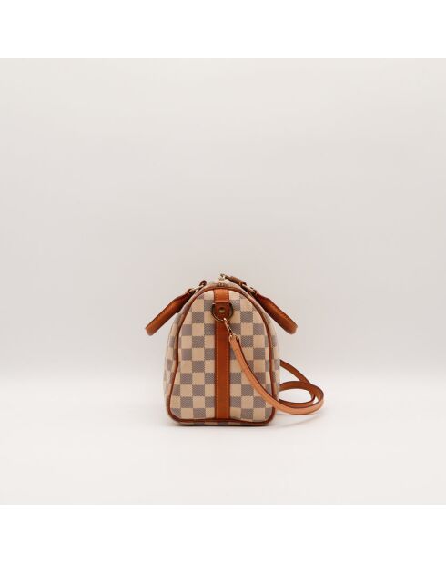 Tracolla The Speedy 25 Louis Vuitton beige grigio - 25x19x15 cm - Buone condizioni