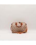 Tracolla The Speedy 25 Louis Vuitton beige grigio - 25x19x15 cm - Buone condizioni