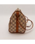 Tracolla The Speedy 25 Louis Vuitton beige grigio - 25x19x15 cm - Buone condizioni