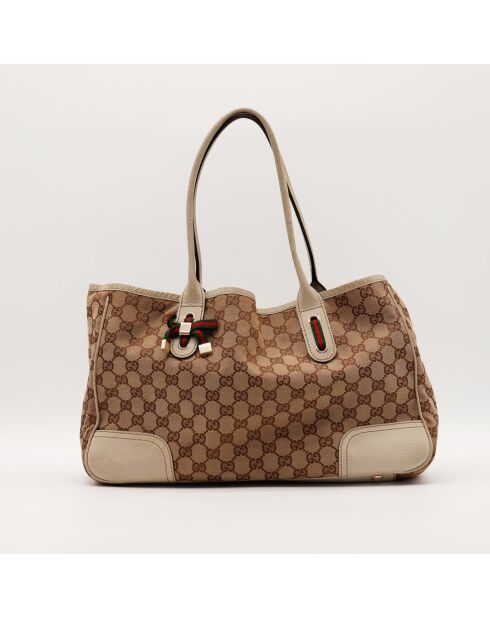 Borsa The Princy Gucci beige/marrone - 38x22x9 cm buone condizioni