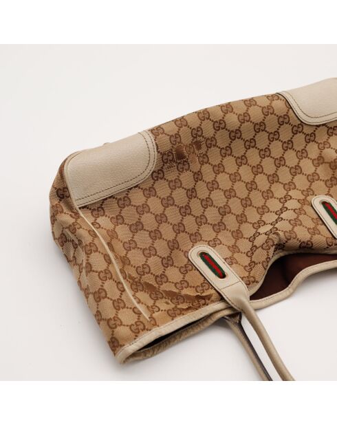 Borsa The Princy Gucci beige/marrone - 38x22x9 cm buone condizioni