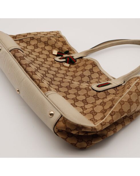 Borsa The Princy Gucci beige/marrone - 38x22x9 cm buone condizioni