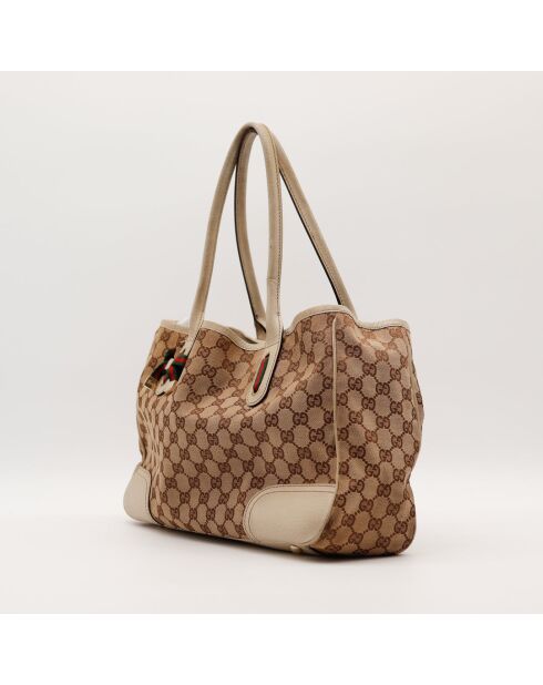 Borsa The Princy Gucci beige/marrone - 38x22x9 cm buone condizioni