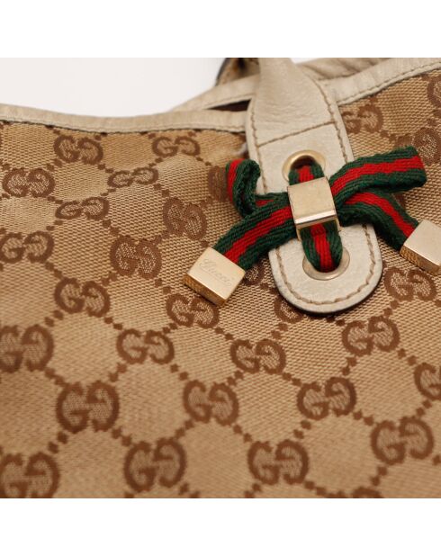 Borsa The Princy Gucci beige/marrone - 38x22x9 cm buone condizioni