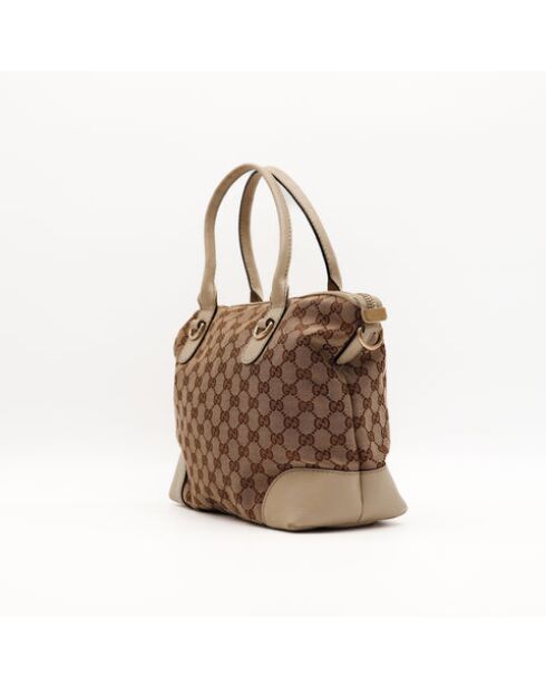The Gucci Charmy Tragetasche beige/braun- 36x24x13 cm- Sehr guter Zustand