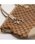 The Gucci Charmy draagtas beige/bruin- 36x24x13 cm- Zeer goede staat