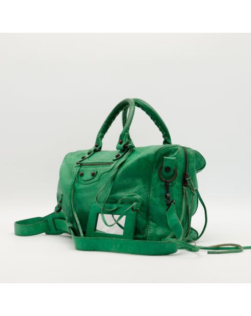 Le City Polly Balenciaga vert- 34,3 × 22,9 × 15,2 cm -Très bon état