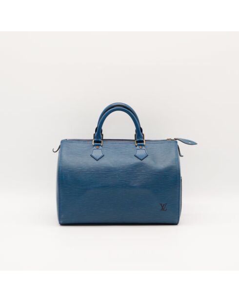 Le Speedy 30 Épi Bleu Louis Vuitton- 30x21x17 cm -Bon état