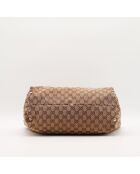 Die beigefarbene Gucci Horsebit Tragetasche - 43x28x15 cm - Sehr guter Zustand