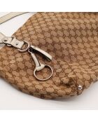 Die beigefarbene Gucci Horsebit Tragetasche - 43x28x15 cm - Sehr guter Zustand