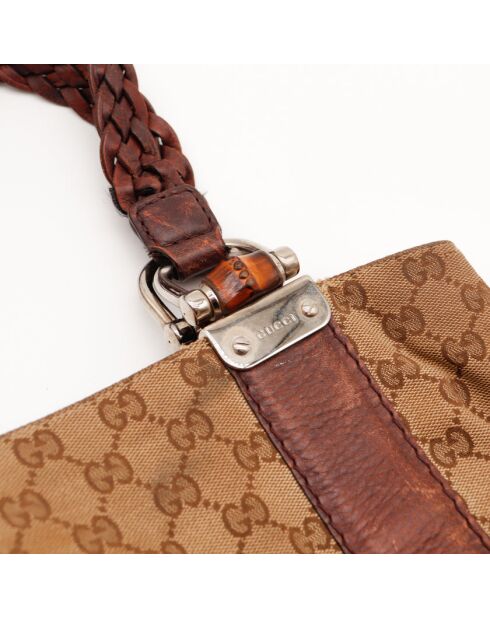 Die braune Gucci Tragetasche - 35x38x16 cm - Guter Zustand