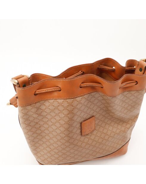 Le Seau Celine Macadam Marron- 26x30x14 cm -Bon état