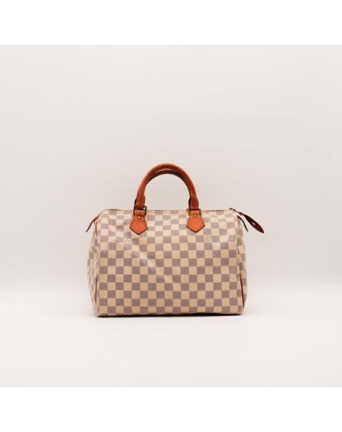The Speedy 30 Azur Damier Louis Vuitton beige claro - 30x21x17 cm - Buen estado