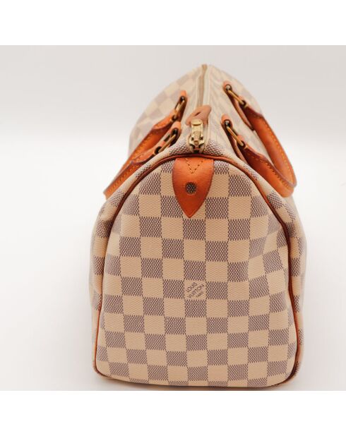 The Speedy 30 Azur Damier Louis Vuitton lichtbeige - 30x21x17 cm - Goede staat