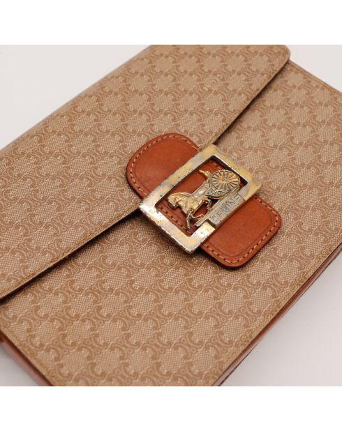 Le Triomphe Celine Macadam taupe- 23x17x8 cm -Bon état