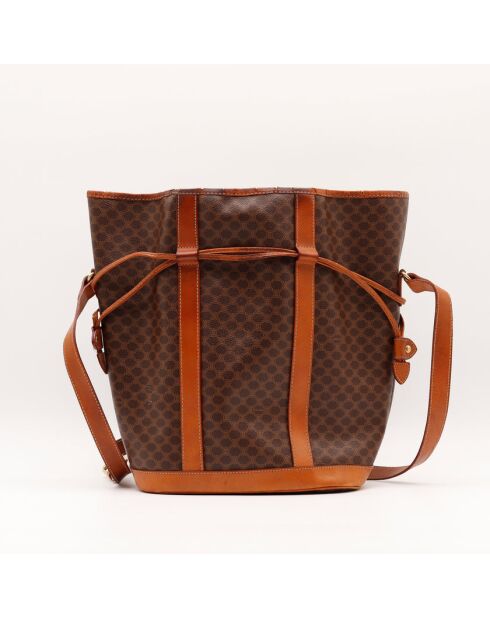 Le Seau Celine Macadam- marron -26x32,5x14 cm- Bon état