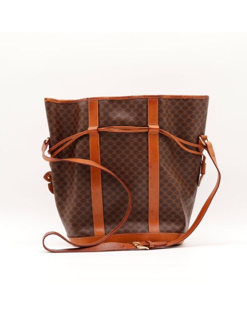 Le Seau Celine Macadam- marron -26x32,5x14 cm- Bon état