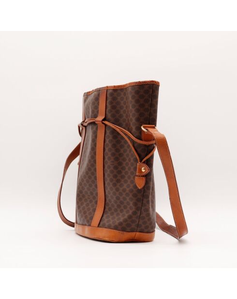 Le Seau Celine Macadam- marron -26x32,5x14 cm- Bon état