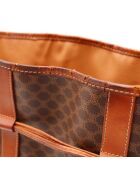 El cubo Celine Macadam, marrón, 26 x 32,5 x 14 cm, en buen estado