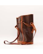 El cubo Celine Macadam, marrón, 26 x 32,5 x 14 cm, en buen estado