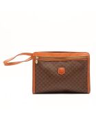 La custodia Celine Dragonne marrone scuro - 23x17 cm - Ottime condizioni