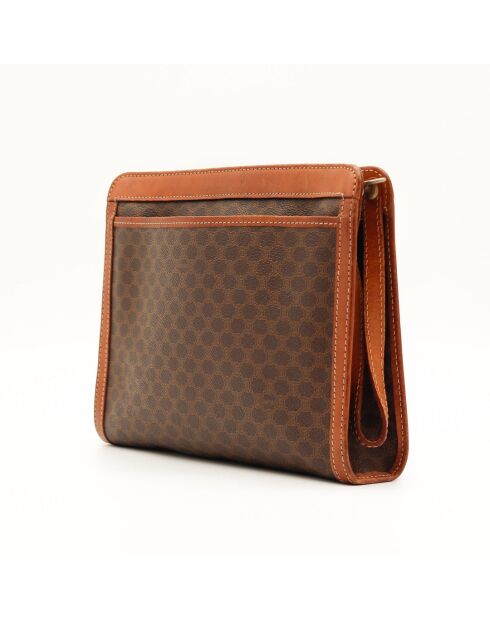 La custodia Celine Dragonne marrone scuro - 23x17 cm - Ottime condizioni