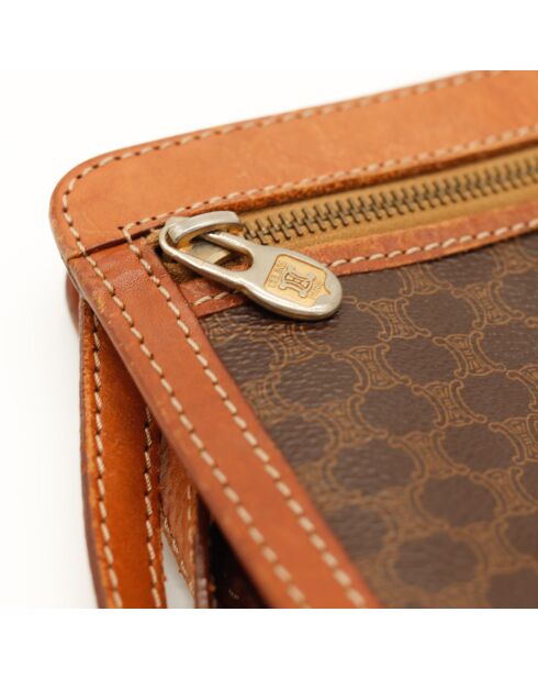 La custodia Celine Dragonne marrone scuro - 23x17 cm - Ottime condizioni