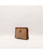 La Pochette Celine Macadam Beige/marron- 23x14 cm -Bon état
