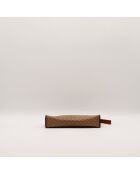 La Pochette Celine Macadam Beige/marron- 23x14 cm -Bon état