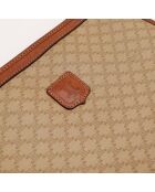 La Pochette Celine Macadam Beige/marron- 23x14 cm -Bon état