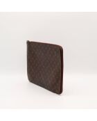 The GM braune Reisetasche - 29,3x23 cm - Guter Zustand