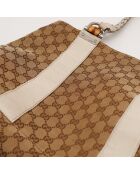 The Gucci Bamboo Tragetasche beige/braun - 39x27x14 cm - Sehr guter Zustand