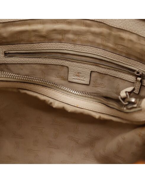The Gucci Bamboo Tragetasche beige/braun - 39x27x14 cm - Sehr guter Zustand