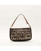 De Louis Vuitton Graffiti Accessories Pouch bruin - 21x13x3,5 cm - Goede conditie