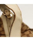 Le Sukey Gucci beige - Bon état avec griffures sur le canevas GG