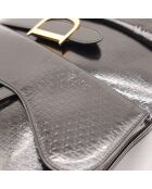 The Boston Saddle Dior dunkelbraun - 39x24x14 cm - Sehr guter Zustand