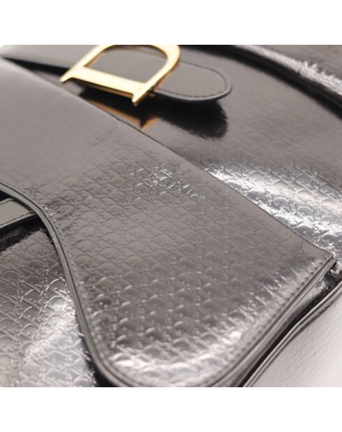 La sella Boston Dior marrone scuro - 39x24x14 cm - Ottime condizioni