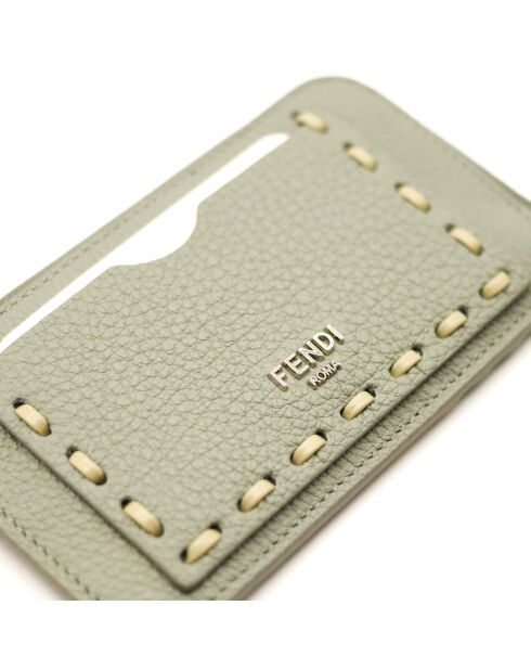 Peekaboo Fendi matcha groene kaarthouder - 13x8x1 cm - Nieuw