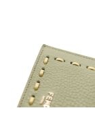 Peekaboo Fendi matcha groene kaarthouder - 13x8x1 cm - Nieuw