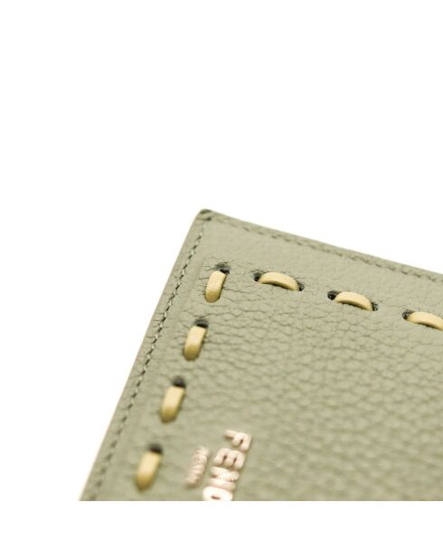Peekaboo Fendi matcha groene kaarthouder - 13x8x1 cm - Nieuw