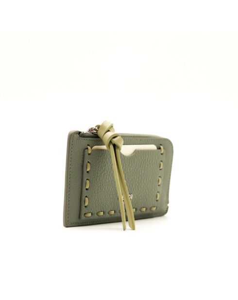 Peekaboo Fendi matcha groene kaarthouder - 13x8x1 cm - Nieuw