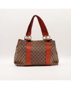 The Gucci bruin/oranje draagtas - 39x27x14 cm - Zeer goede staat