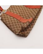 The Gucci bruin/oranje draagtas - 39x27x14 cm - Zeer goede staat