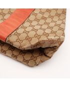 The Gucci bruin/oranje draagtas - 39x27x14 cm - Zeer goede staat